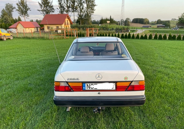 Mercedes-Benz Klasa E cena 11500 przebieg: 348920, rok produkcji 1988 z Olecko małe 497